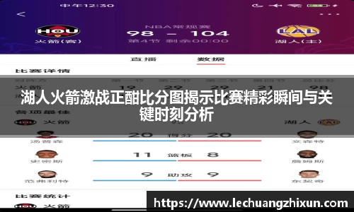 湖人火箭激战正酣比分图揭示比赛精彩瞬间与关键时刻分析